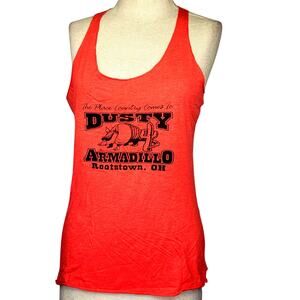 Sunday Funday Dusty Armadillo Tank Size Large